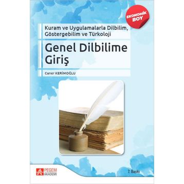 Genel Dilbilimine Giriş - Pegem Akademi Yayıncılık