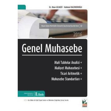 GENEL MUHASEBE - MAHMUT KALENDEROĞLU