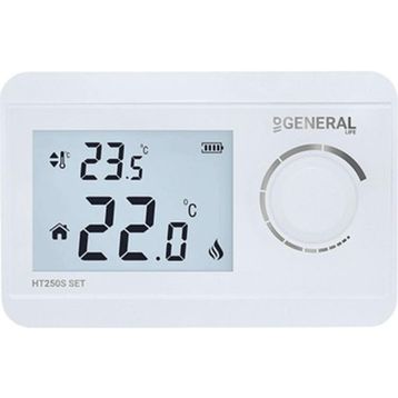GENERAL HT250S SET Kablosuz Oda Termostatı beyaz