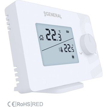 General Mitra 260S RF Beyaz Kablosuz Oda Termostatı