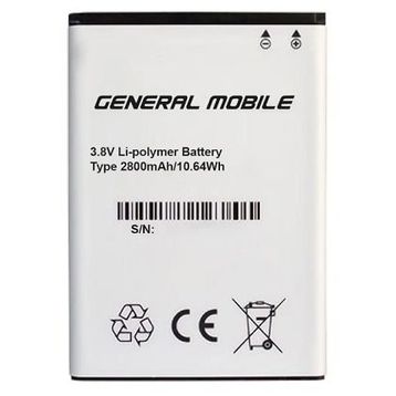 General Mobile 6610969 GM 6 DS 2800 MAH Batarya