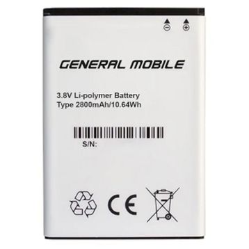 General Mobile 6610969 GM 6 DS 2800 MAH Batarya