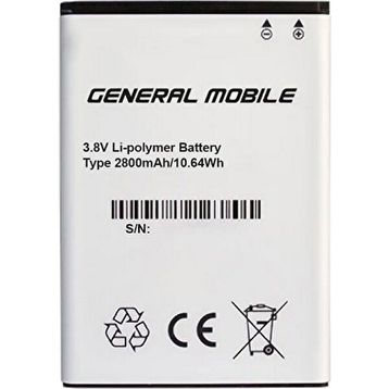 General Mobile 6610969 GM 6 DS 2800 MAH Batarya
