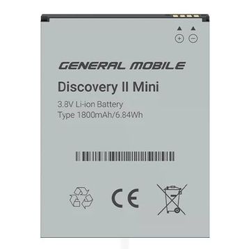 General Mobile Discovery 2 Mini 1800 mAh Batarya