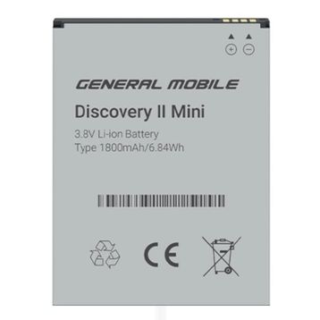 General Mobile Discovery 2 Mini 1800 mAh Batarya