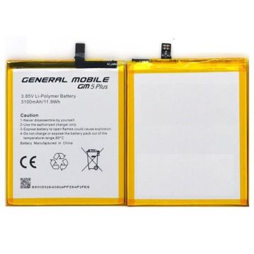 General Mobile GM 5 Plus D 3100 mAh Batarya