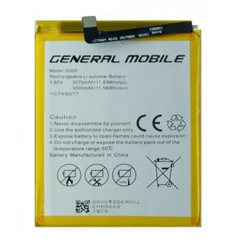 General Mobile GM 8 Batarya