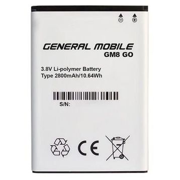 General Mobile Gm 8 Go 2800 mAh Batarya