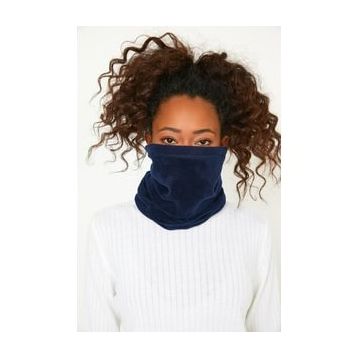 Genius Store Kadın Polar Lacivert Outdoor Boyunluk