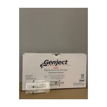 Genject 21G 2 ml 3 Parça 250'li Enjektör