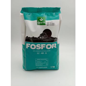 Genta 1 kg 12 48 6 Fosfor Çiçeklendirme ve Köklenme Gübresi
