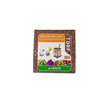 Genta 10 lt Sıkıştırılmış Cocopeat Torf
