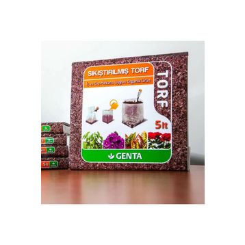 Genta 5 lt Sıkıştırılmış Torf
