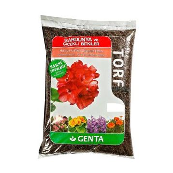 Genta Sardunya ve Çiçekli 10 lt Bitki Torfu