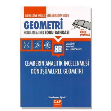 Geometri Çemberin Analitik İncelemesi Dönüşümler Çap Yayınları