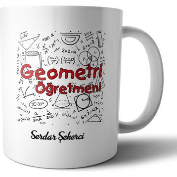 Geometri Öğretmeni Kupa Bardak