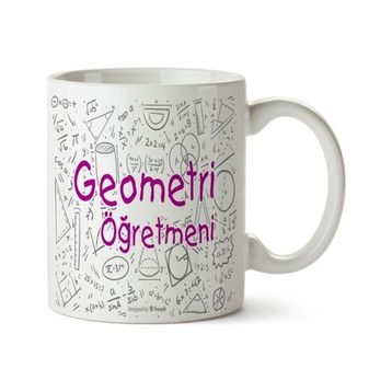Geometri Öğretmeni Kupa Bardak