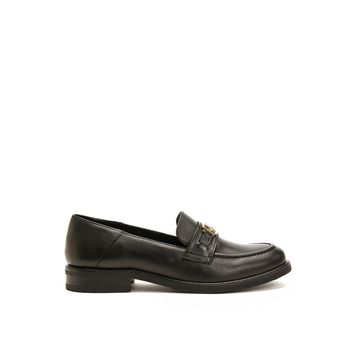 George Hogg 93332 Deri Siyah Kadın Loafer
