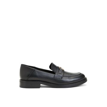 George Hogg 93332 Deri Siyah Kadın Loafer
