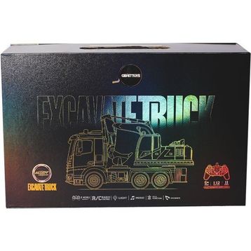 Gepettoys HJ8001-2 Metal Kumandalı Excavate Truck