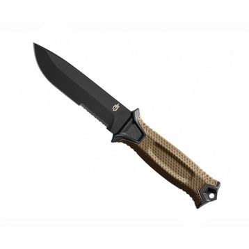 Gerber 31-003655 Strongarm Fixed Testere Ağızlı Kahverengi Blisterli Bıçak