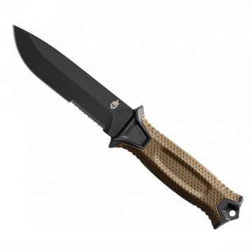 Gerber 31-003655 Strongarm Fixed Testere Ağızlı Kahverengi Blisterli Bıçak