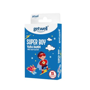 Getwell 15'li Super Boy Yara Bandı