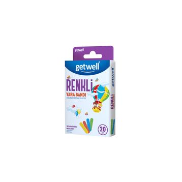 Getwell Renkli 20'li Yara Bandı