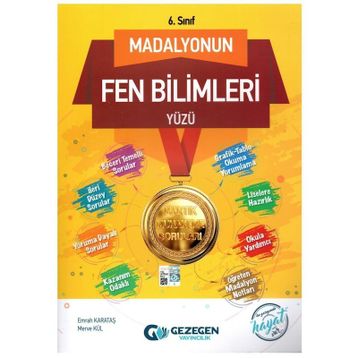 Gezegen Yayıncılık 6. Sınıf Madalyonun Fen Bilimleri Yüzü