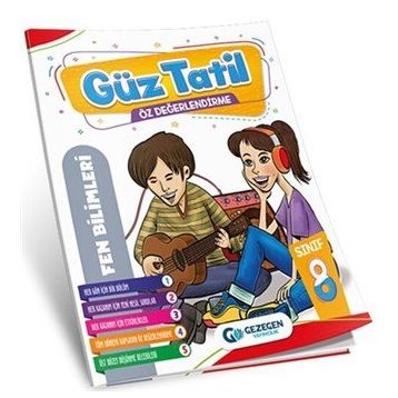 Gezegen Yayınları 8. Sınıf Fen Bilimleri Güz Tatil Kitabı