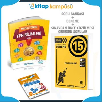 Gezegen Yayınları 8. Sınıf Fen Bilimleri Madalyonun Yüzü