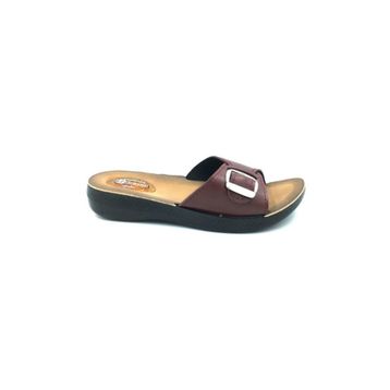 Gezer GZR10826B Bordo Jel Topuk Dikeni Kadın Terlik