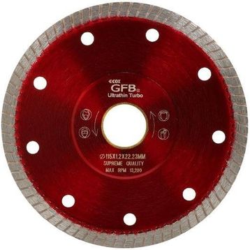 GFB 125 mm ince Kesim Turbo Seramik Fayans Kesici