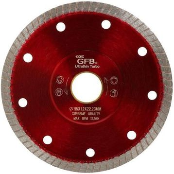 GFB 125 mm ince Kesim Turbo Seramik Fayans Kesici