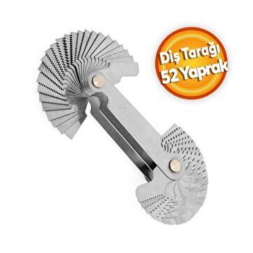 GFB 52 Yaprak Metrik Inç Diş Tarağı