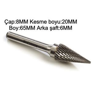 GFB M08x20x06 M-Konik Sivri Freze