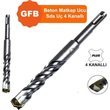 GFB SDS Plus 4 Kanallı 10x350 mm Matkap Ucu