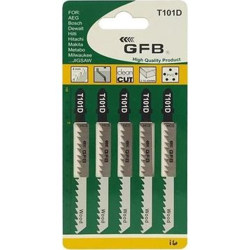 GFB T101-D Ahşap 5'li Dekupaj Bıçağı