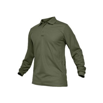 Ghassy Co. Jersey Haki Golf Polo Gömlek Pike Performans Taktik Askeri Uzun Kollu Erkek T-shirt