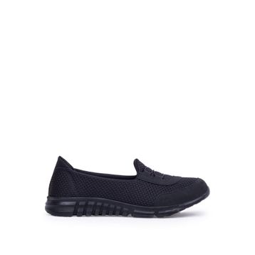 Ghattix 04 Siyah Yumuşak Tabanlı Kadın Günlük Sneaker Ayakkabı