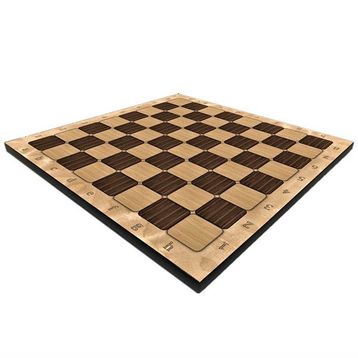 Gift Home Sadece Tahta İsteyene 37x37 cm Orta Boy Rustik Ceviz Desenli MDF Ahşap Satranç Tahtası