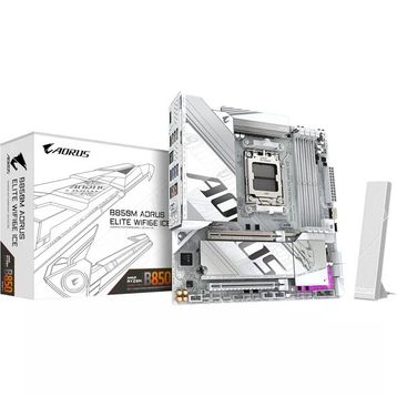 Gigabyte B850M Aorus Elite WIFI6E ICE AMD AM5 DDR5 Micro ATX Anakart