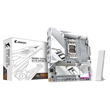 Gigabyte B850M Aorus Elite WIFI6E ICE AMD AM5 DDR5 Micro ATX Anakart