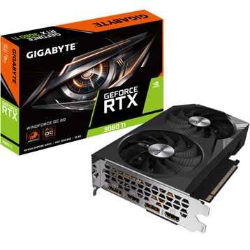 Gigabyte GeForce RTX 3060 Ti Windforce OC 8GB GDDR6 Ekran Kartı