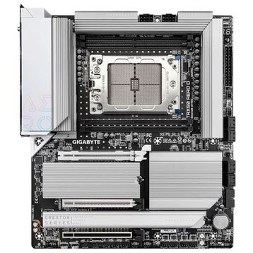 Gigabyte TRX50 AERO D 7800 MHz OC M.2 TR5 E-ATX DDR5 Anakart