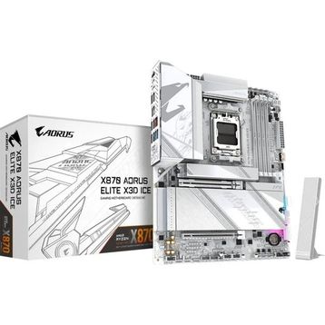 Gigabyte X870 Aorus Elite X3D ICE WIFI7 AMD AM5 DDR5 ATX Anakart