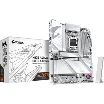 Gigabyte X870 Aorus Elite X3D ICE WIFI7 AMD AM5 DDR5 ATX Anakart