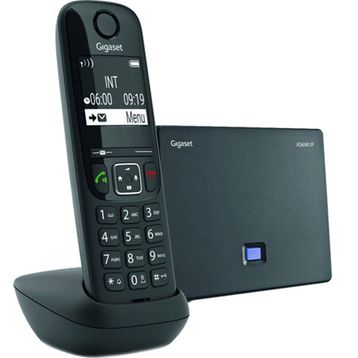 Gigaset AS690 IP Siyah 2 Ekran 150 Rehber Telsiz Dect Telefon