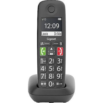 Gigaset E290 Siyah Büyük Tuşlu Handsfree Dect Telsiz Telefon