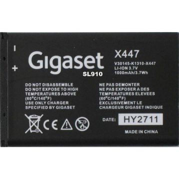 Gigaset V30145-K1310-X447 SL910 Batarya